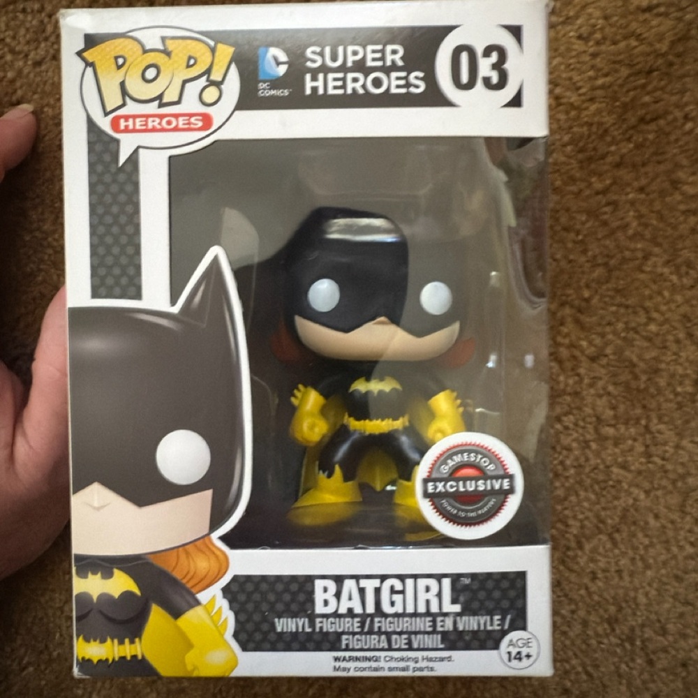 Funko Pop Heroes Batgirl Figure - Black and Yellow